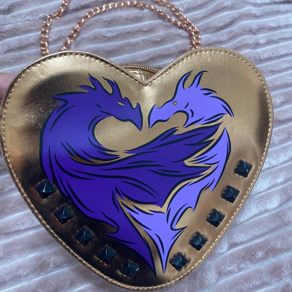 Rose Gold Heart Shaped Purse